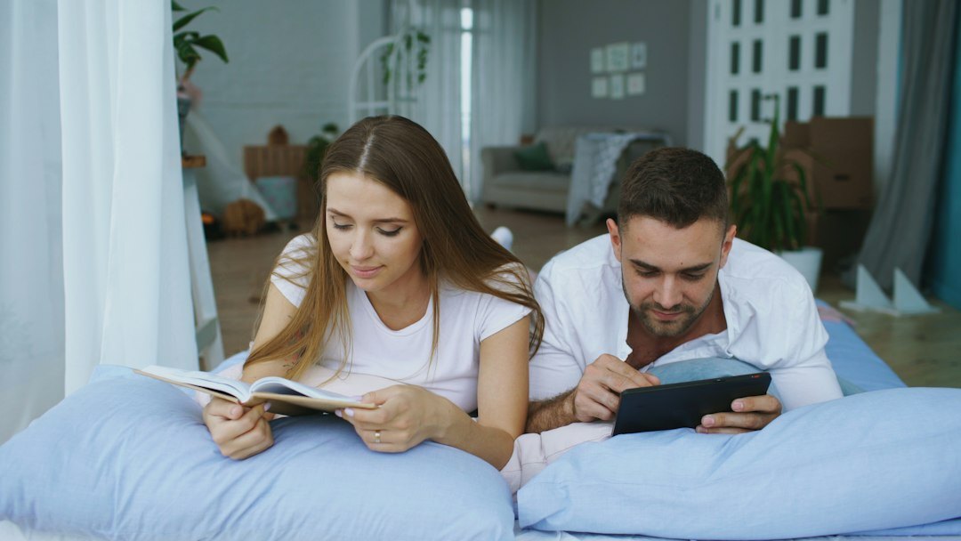 couple discussing finances at home