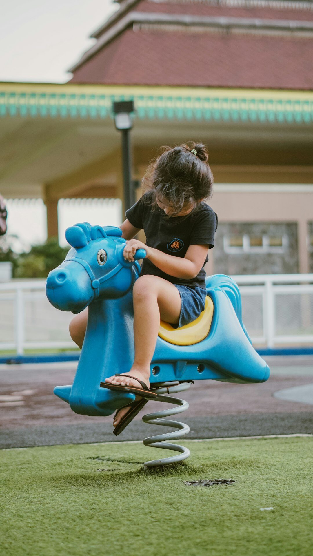 children playing safely